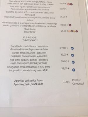 Menu photo 2 Suís Amb Josep Forrellat Sabadell, B