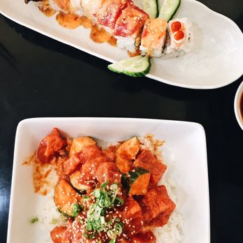 Sushi Spot - Dragonfly roll and poke - Japanese Near Me - Aiea, Hawaii