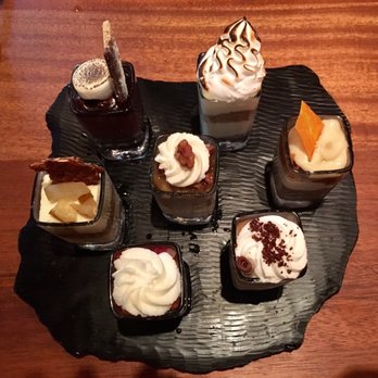 Seasons 52 - Choice of mini deserts - New American Near Me - Boca Raton, Florida Seasons 52 - Choice of mini deserts - New American Near Me - Boca Raton, Florida