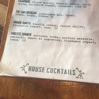 Bluebeard - The recipe for the best drink ever...I've never heard of some of this stuff - New American Near Me - Indianapolis, Indiana