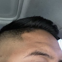 High fade line up on the edges only. High fade line up on the edges only.