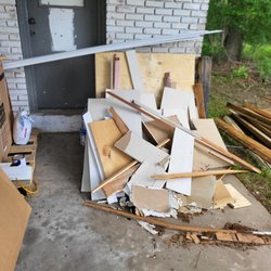 CT Johnson Construction - Left this trash on the carport. No cleanup.