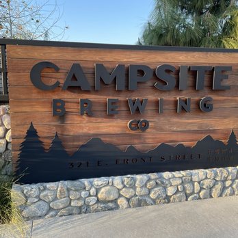 Campsite Brewing Company - Entry signage - Brewpubs Near Me - Covina, California