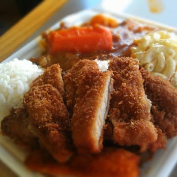 One Plus One Drive Inn - chicken katsu and beef stew combo plate - Chinese Near Me - Honolulu, Hawaii One Plus One Drive Inn - chicken katsu and beef stew combo plate - Chinese Near Me - Honolulu, Hawaii
