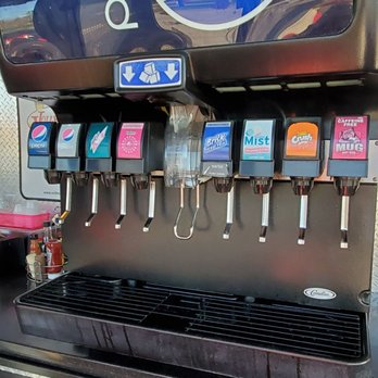 Wienerlicious - Self serve beverage area with free refills - Hot Dogs Near Me - Mackinaw City, Michigan Wienerlicious - Self serve beverage area with free refills - Hot Dogs Near Me - Mackinaw City, Michigan