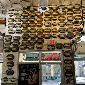 Flying Fish - The walls of fame. - Seafood Near Me - Memphis, Tennessee