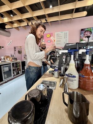 Neon Belly Coffee & Bakery by null