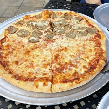 Sal's Pizza & Pasta - Half cheese/half sliced meatballs. - Pizza Near Me - Fishkill, New York