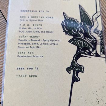 Bootlegger Tiki - HH menu on 12/23/24 - Tiki Bars Near Me - Palm Springs, California Bootlegger Tiki - HH menu on 12/23/24 - Tiki Bars Near Me - Palm Springs, California
