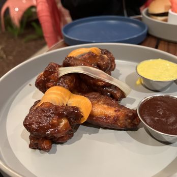 Palm Breeze Bar - Bourbon barbecue wings - Bars Near Me - Anaheim, California