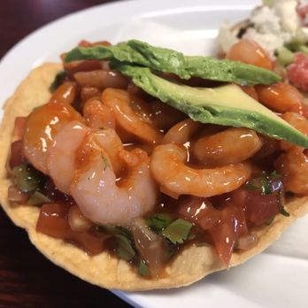 Taqueria Latina - Camaron tostada... didn't like this one. - Mexican Near Me - Pompano Beach, Florida Taqueria Latina - Camaron tostada... didn't like this one. - Mexican Near Me - Pompano Beach, Florida