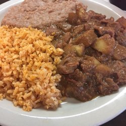 El Caballero Restaurant - Guisada. Too salty and tasted like canned hormel roast beef