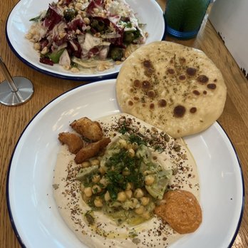 Bluto’s - Artichoke hummus, broccolini and radicchio - Greek Near Me - Beaverton, Oregon Bluto’s - Artichoke hummus, broccolini and radicchio - Greek Near Me - Beaverton, Oregon