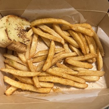 Craving Crab Haus - Cajun fries and garlic bread - Cajun/Creole Near Me - Riverside, California