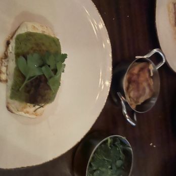 Atlantic Fish - Halibut - lonely on the plate by itself - Seafood Near Me - Boston, Massachusetts