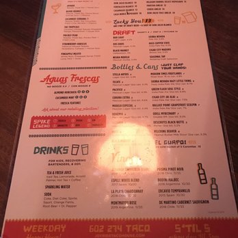 Joyride Taco House - Menu - Tacos Near Me - Phoenix, Arizona