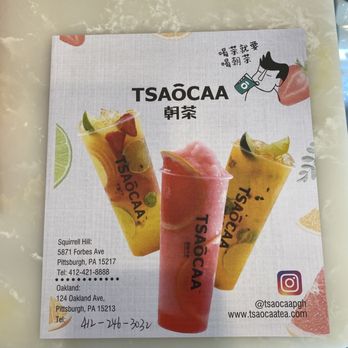 Tsaocaa - Bubble Tea Near Me - Pittsburgh, Pennsylvania