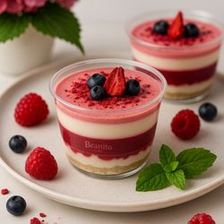 Raspberry Lemon Cream Cup