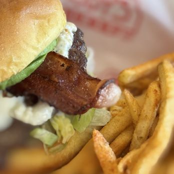 Ruby's Diner - Cobb Burger Bacon - American Near Me - Carlsbad, California Ruby's Diner - Cobb Burger Bacon - American Near Me - Carlsbad, California