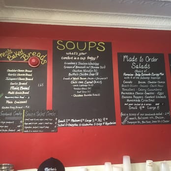 Nathan's Soup and Salad - A view of some of the menu. - Soup Near Me - Rochester, New York