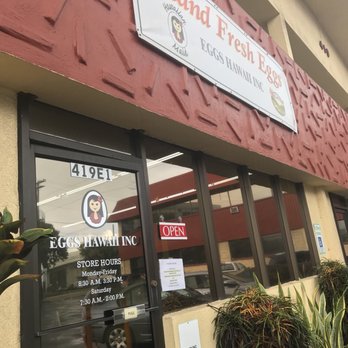 Ka Lei Eggs - Store front! Aka Ka Lei Eggs - Farmers Market Near Me - Honolulu, Hawaii