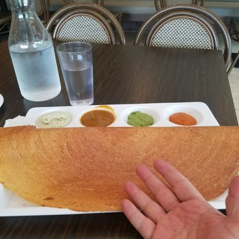 Bawarchi Biryani - tasty spicy dosa with sauces. my favorite was the tomato although they were all good - Indian Near Me - Cumming, Georgia Bawarchi Biryani - tasty spicy dosa with sauces. my favorite was the tomato although they were all good - Indian Near Me - Cumming, Georgia