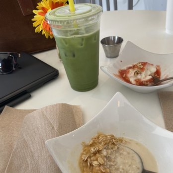 Buttercup all day cafe - Iced matcha, yogurt, and overnight oats. - Coffee & Tea Near Me - San Angelo, Texas