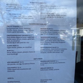 The Daily Ration - Menu 12/21/20 - Breakfast & Brunch Near Me - Chattanooga, Tennessee