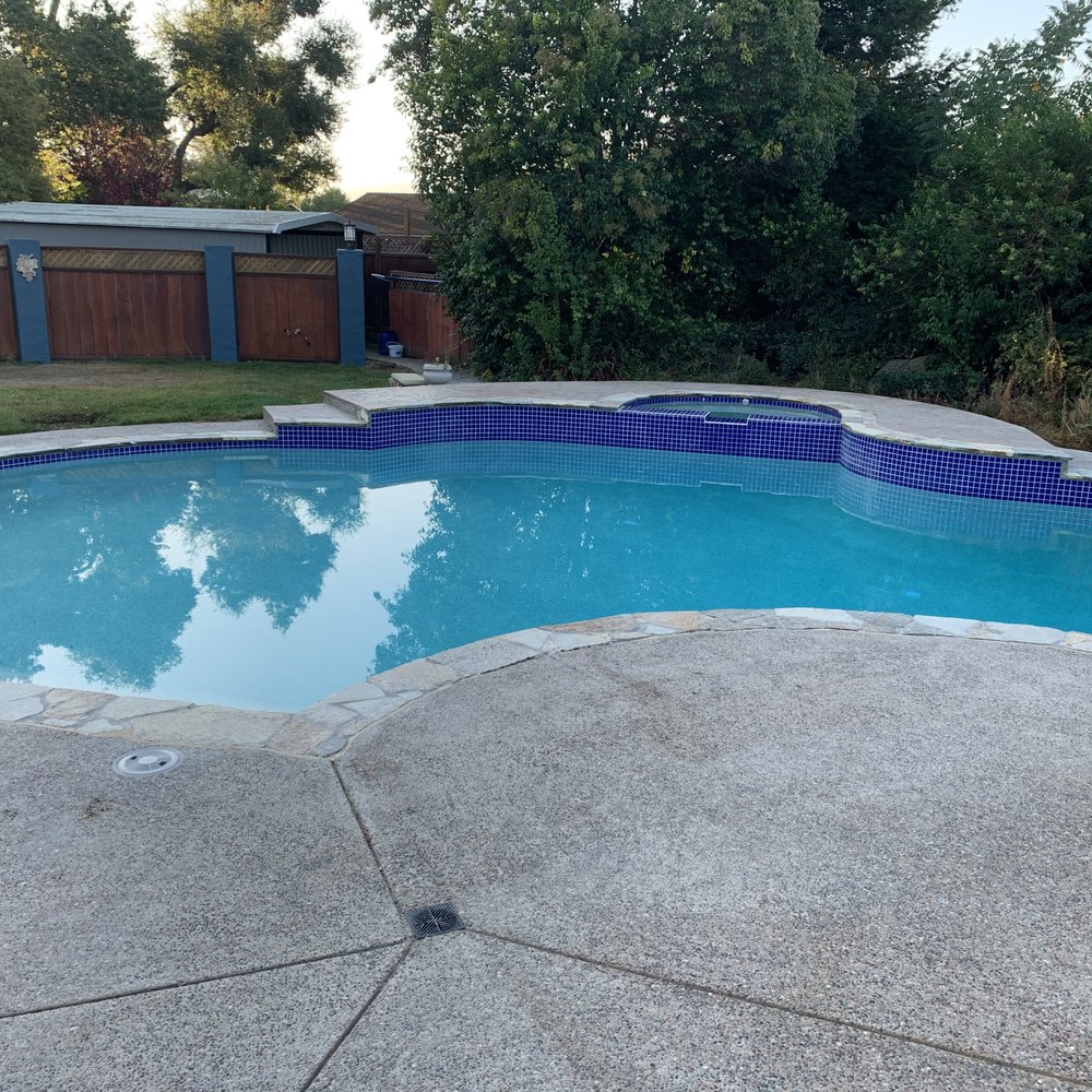 Burkett’s Pool Plastering - Final product. - Pool & Hot Tub Service Near Me - Ripon, California