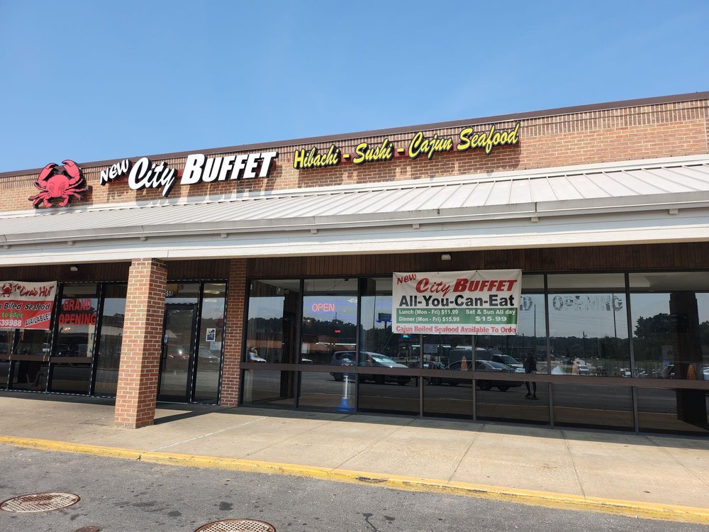 NEW CITY BUFFET AND CAJUN SEAFOOD 7165 GA 85, Riverdale,