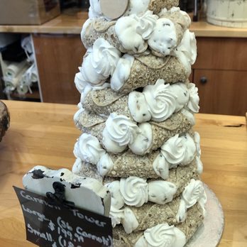 Italia Bakery - Cannoli tower - Bakeries Near Me - Vancouver, British Columbia
