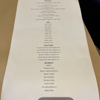 Dyron's Low Country - Drink menu - New American Near Me - Mountain Brook, Alabama Dyron's Low Country - Drink menu - New American Near Me - Mountain Brook, Alabama