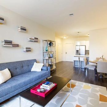 Gatehouse 75 Apartments - Living Room - Apartments Near Me - Charlestown, Massachusetts