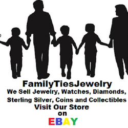 Family Ties Jewelry and Estate Buyers - Our Logo for Our Store on Ebay. Also could be found at:.http://stores.ebay.com/familytiesjewelry