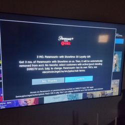 DIRECTV - This was the offer I received on my tv August 13.