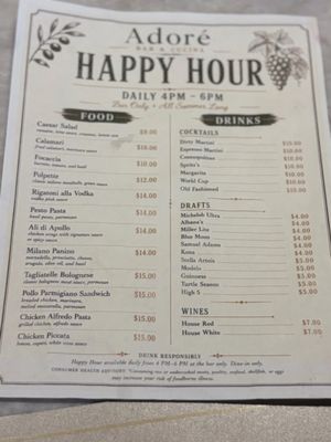 Menu photo 3 Adoré Naples, FL
