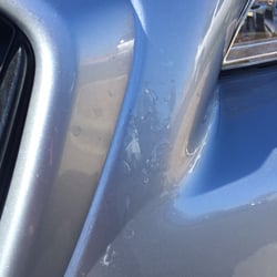 Circle K - Damage done to my car's clear bra by the car wash.