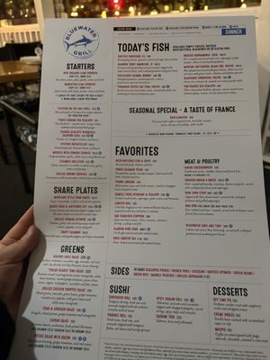 Menu photo 8 Bluewater Grill Coronado, CA