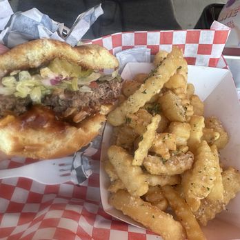 Stewart&Grub - The Carpenter and garlic Parmesan fries. - Chicken Wings Near Me - Downey, California Stewart&Grub - The Carpenter and garlic Parmesan fries. - Chicken Wings Near Me - Downey, California