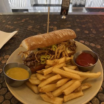 Tavern Hall - Steak & Cheese Sandwich - New American Near Me - Bellevue, Washington Tavern Hall - Steak & Cheese Sandwich - New American Near Me - Bellevue, Washington