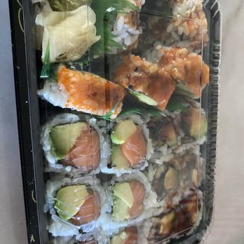 YamaFuji - Salmon avocado, crazy (shrimp tempura) roll, eel avocado - Asian Fusion Near Me - Southborough, Massachusetts