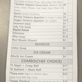 Harumi - ToGo menu appetizers, nigiri and sashimi. - Japanese Near Me - Phoenix, Arizona