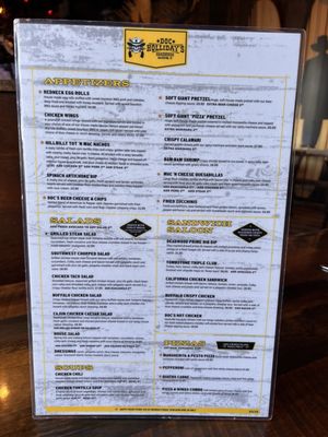 Menu photo 1 Doc Holliday's Roadhouse Galveston, TX Menu photo 1 Doc Holliday's Roadhouse Galveston, TX