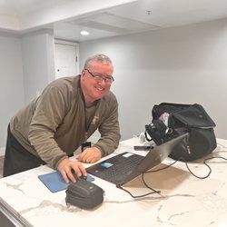 OC Premier Home Inspections - Doug at a Home Inspection