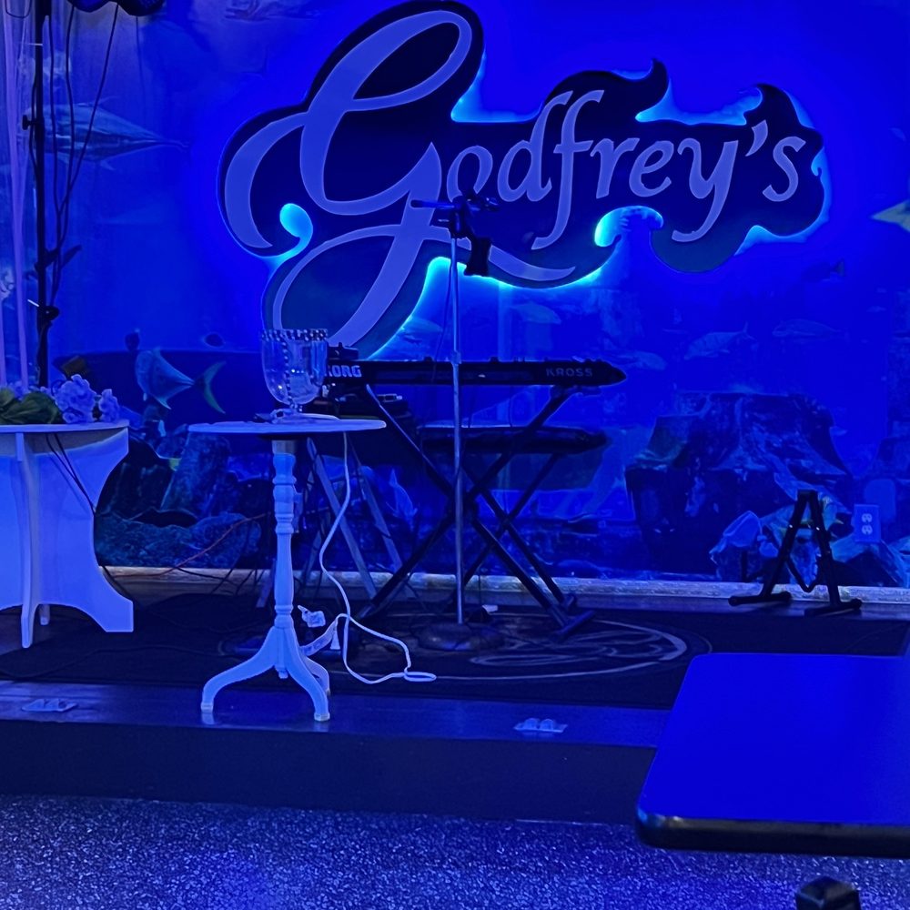Godfreys - a stage set up for an event - Caribbean Near Me - Flowood, Mississippi Godfreys - a stage set up for an event - Caribbean Near Me - Flowood, Mississippi