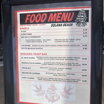 Seven Seas Roasting - Food menu - Coffee Roasteries Near Me - Solana Beach, California Seven Seas Roasting - Food menu - Coffee Roasteries Near Me - Solana Beach, California