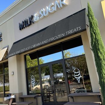 Milk & Sugar Creamery - Store Front - Desserts Near Me - Tracy, California