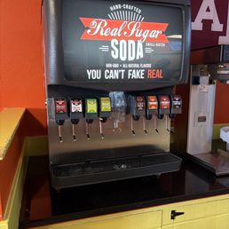 New soda machine.