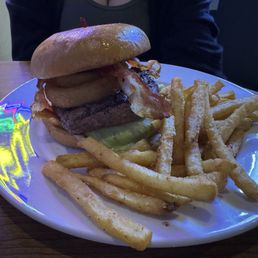 Barbecue bacon cheeseburger Barbecue bacon cheeseburger