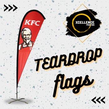 Xcellence Printing - Customize Tearfrop Flags - Printing Services Near Me - Brooklyn, New York Xcellence Printing - Customize Tearfrop Flags - Printing Services Near Me - Brooklyn, New York